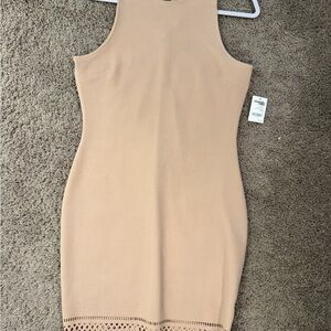 Charlotte Russe Tan Mini Dress